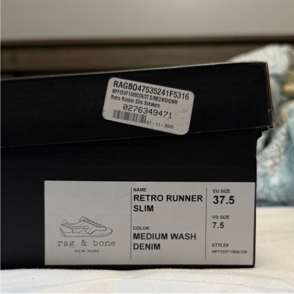 Rag & Bone Retro Runner Slim Sneakers - Picture 7 of 8